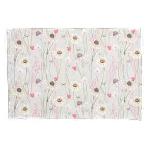 Meadow cottage country print pillow case