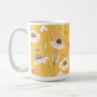 Meadow cottage country print yellow
