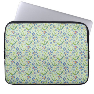 Meadow | Dancing Watercolor Daisies Laptop Sleeve