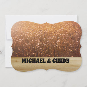 MEADOW DANDELION WEDDING INVITATIONS PERSONALIZED