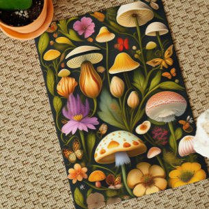 Meadow Flora   Modern Haeckel  Card