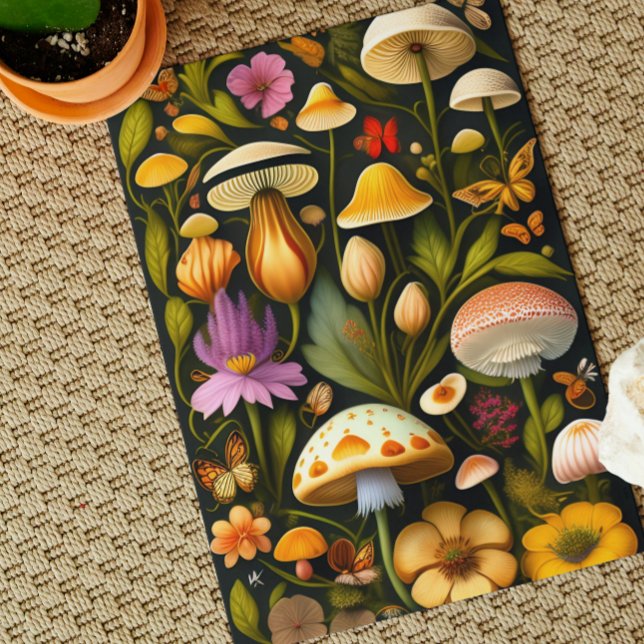 Meadow Flora | Modern Haeckel  Card (Creator Uploaded)