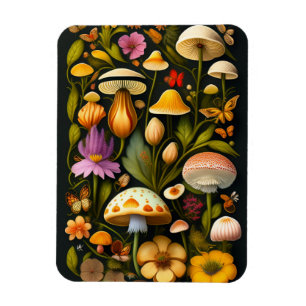 Meadow Flora   Modern Haeckel  Magnet