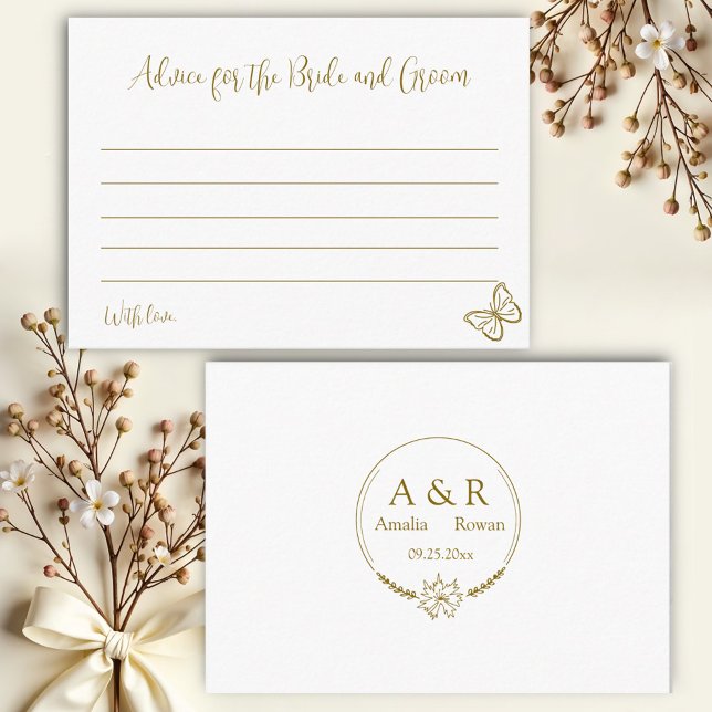 Meadow Flowers Advice for Bride and Groom Enclosure Card (Creator Uploaded)