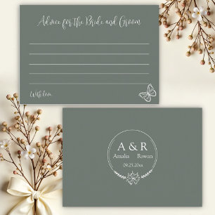 Meadow Flowers Advice for Bride and Groom Enclosure Card