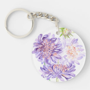 meadow flowers key ring