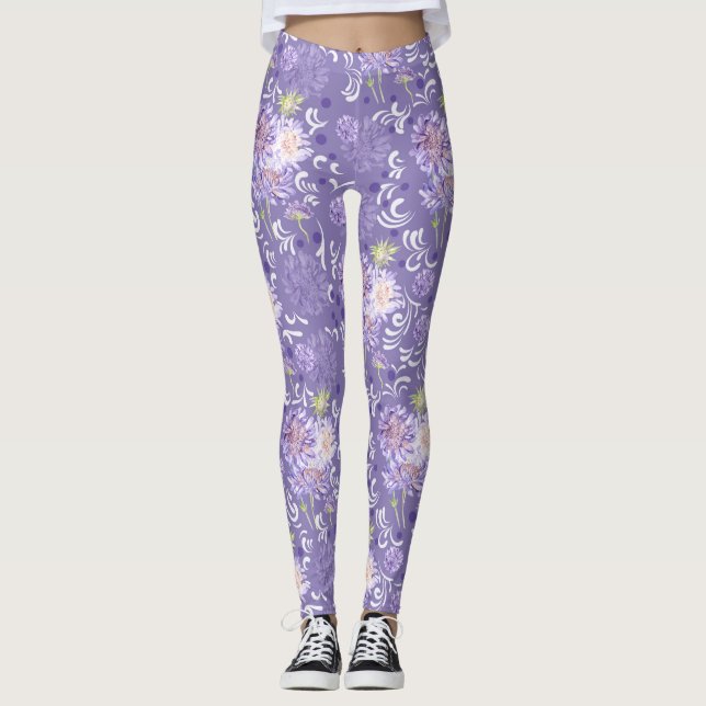 meadow flowers leggings (Front)