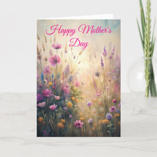 Meadow Flowers Mother's Day Holiday Card