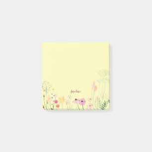 Meadow Flowers Post-it Notes
