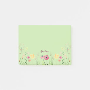 Meadow Flowers Post-it Notes
