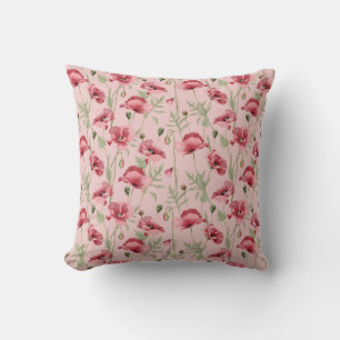 Meadow flowers prints country house cushion