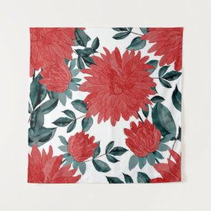 Meadow Flowers: Vintage Watercolor Seamless Tapestry