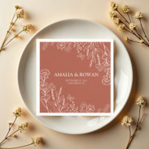 Meadow Flowers Wedding Custom Names