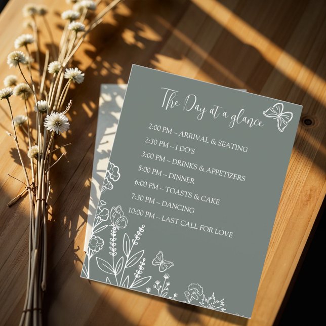 Meadow Flowers Wedding timeline (Creator Uploaded)