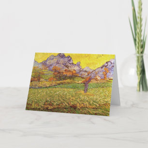 Meadow in Mountains by Vincent van Gogh Card