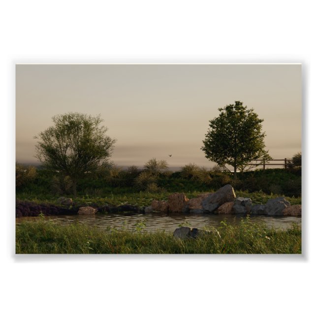 Meadow Lake Photo Print (Front)