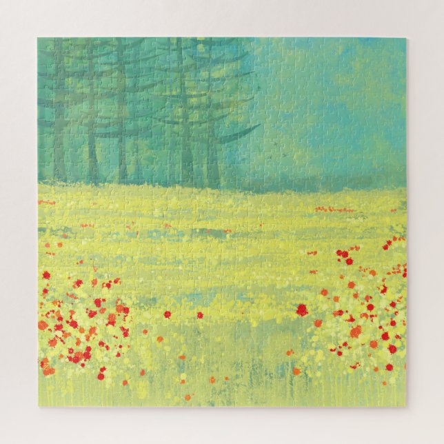 Meadow Landscape Painting Jigsaw Puzzle (Vertical)