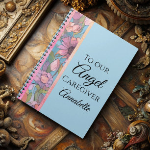 Meadow Lane Floral Caregiver Spiral Photo Notebook