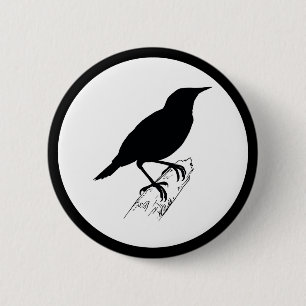 Meadow Lark 6 Cm Round Badge