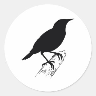 Meadow Lark Classic Round Sticker