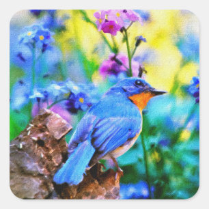 Meadow Melody Square Sticker