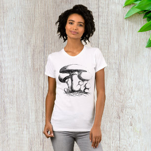 Meadow Mushrooms Womens T-Shirt