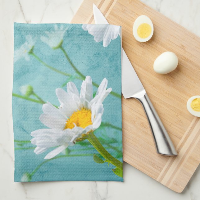 Meadow of Daisies Tea Towel (Quarter Fold)