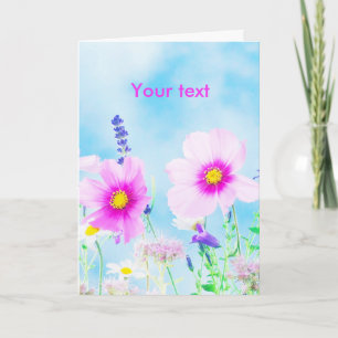 Meadow Of Memories 5" x 7" Personalised Sympathy Card
