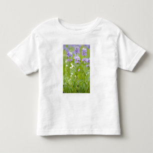 Meadow of penstemon wildflowers in the toddler T-Shirt