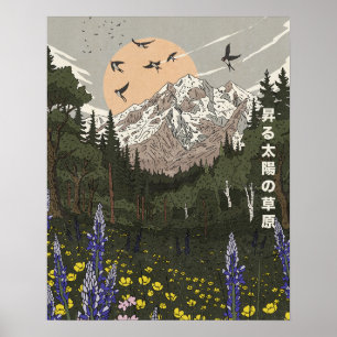 Meadow Of the Rising Sun Poster