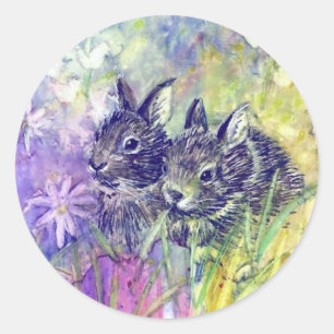 Meadow Rabbits Sticker