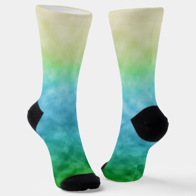 Meadow Sky Socks (Angled)