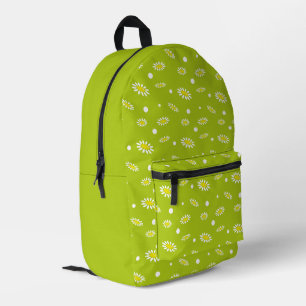 Meadow Stars Daisy Flowers Printed Backpack
