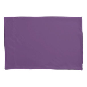 Meadow Violet Solid Colour Print, Purple Pillowcase