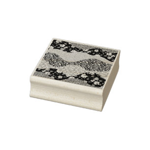 Meadow Waves Rubber Stamp