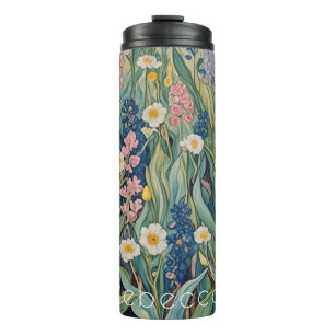 Meadow Whispers: Pastel Wildflowers Thermal Tumbler