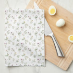 Meadow wild flower delicate pattern tea towel<br><div class="desc">Meadow wild flower  pattern</div>