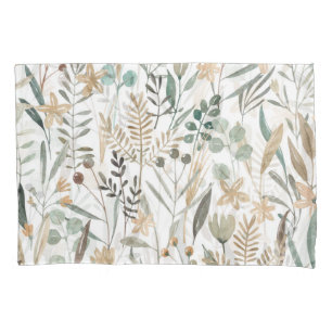 Meadow Wildflowers: Watercolor Charm. Pillowcase