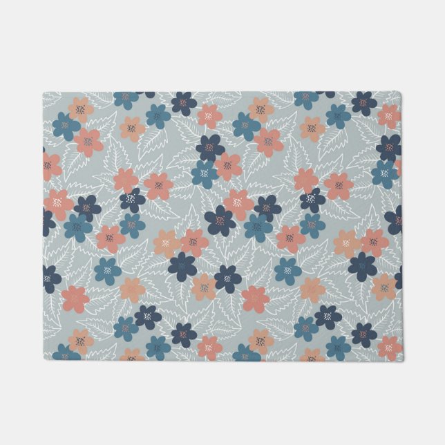 Meadow with colourful spring flowers doormat (Front)