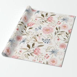 Meadowcore Cottagecore Wildflower Gift Wrapping Paper