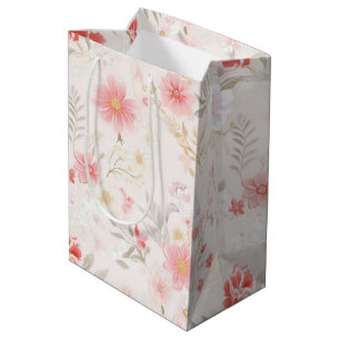 Meadowcore Floral Cottagecore Gift Medium Gift Bag