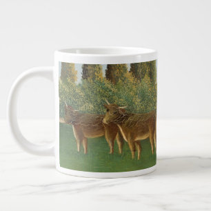 Meadowland (The Pasture), Henri Rousseau, 1910 Large Coffee Mug