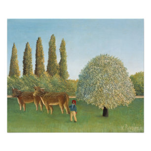 Meadowland (The Pasture), Henri Rousseau,  1910 Photo Print