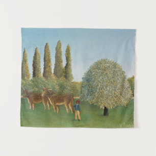 Meadowland (The Pasture), Henri Rousseau,  1910 Tapestry