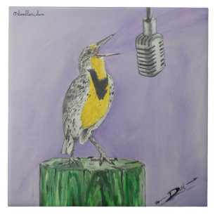 Meadowlark Ceramic Tile