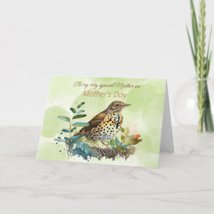 Meadowlark On A Branch Mother's Day  Card