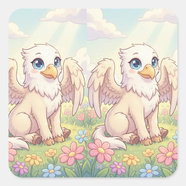 Meadowlight Baby Griffin Sticker (Front)