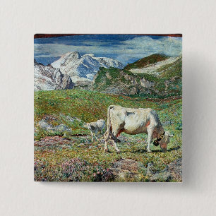 Meadows in Spring 15 Cm Square Badge