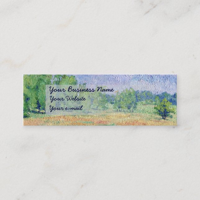 Meadows Nature-related business card (Front)