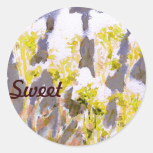Meadowsweet Classic Round Sticker